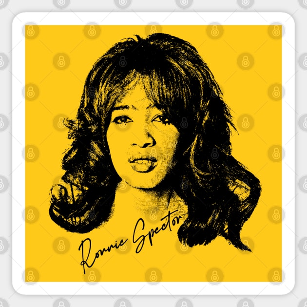 Ronnie Spector / Retro Style Fan Artwork Sticker by DankFutura